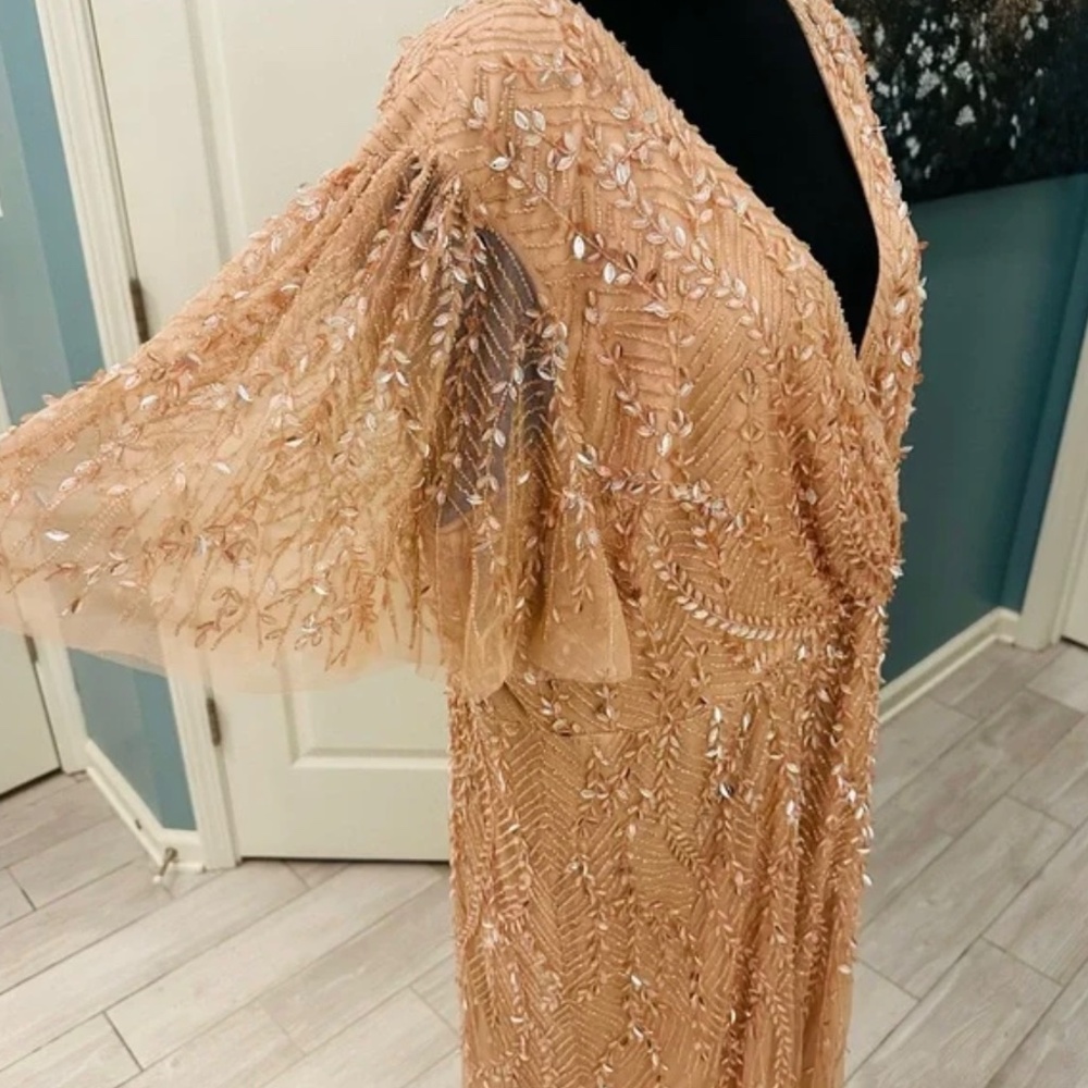 Mac Duggal Pink Gown 35109 - Picture 8 of 15